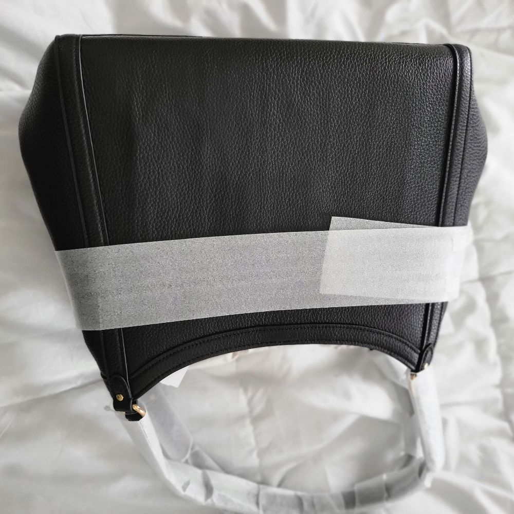 NWT Coach Kristy Hobo Shoulder Bag in Black/Gold - Picture 4 of 5